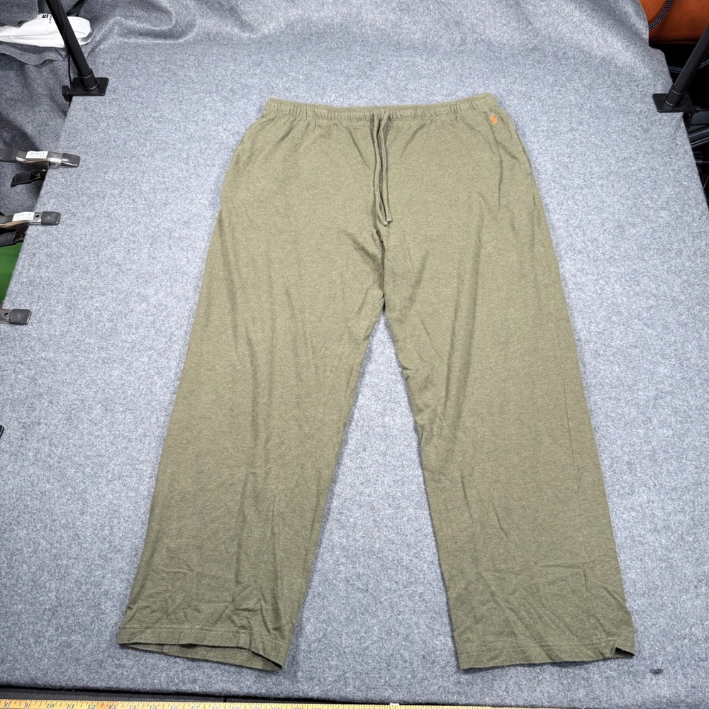 Polo Ralph Lauren Mens XL Olive Green Pima Cotton Modal Lounge Pajama Pants